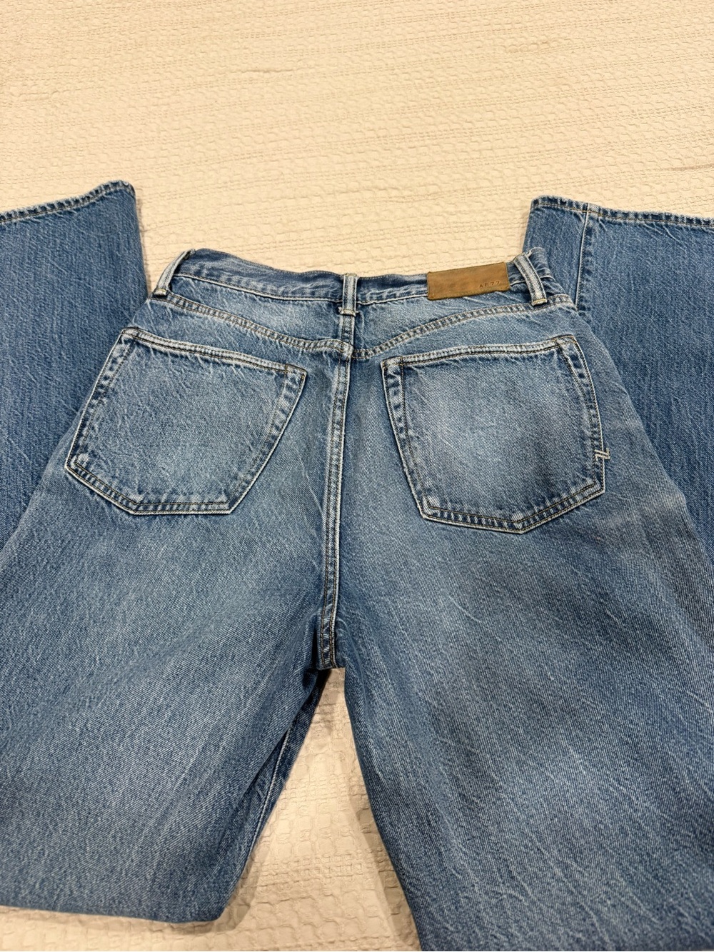 AE 77 Women’s Denim Jeans in Light Blue Wash